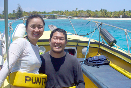 happy snorkelers